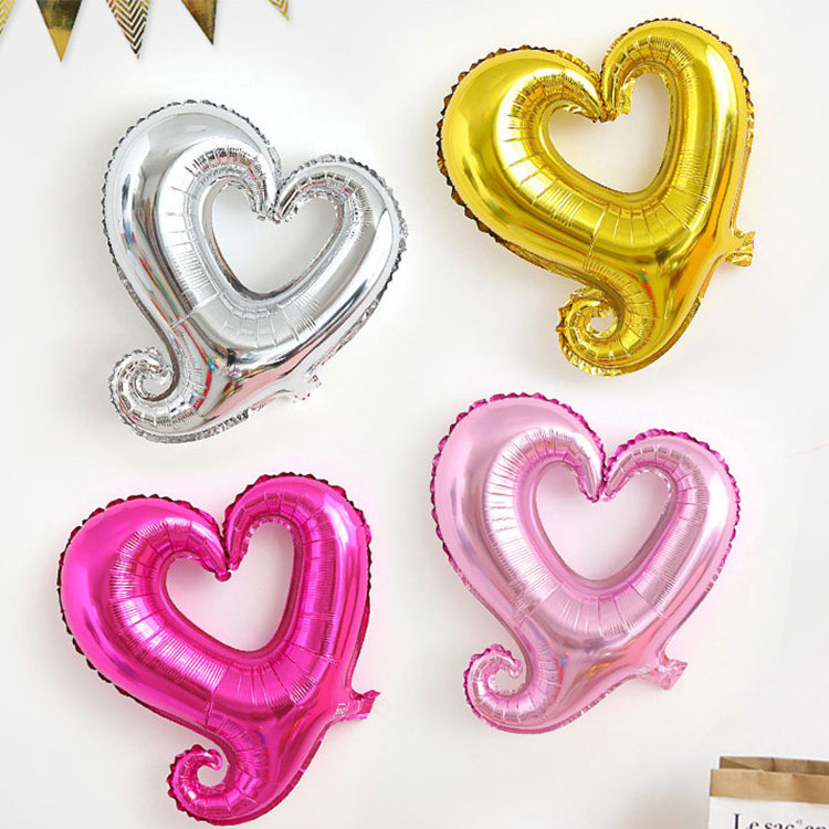Palloncino a forma di cuore con gancio da 18 pollici
