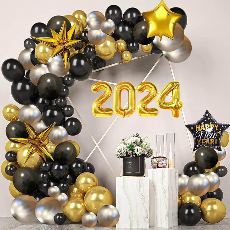 Kit archi ghirlanda di palloncini per Capodanno 2024