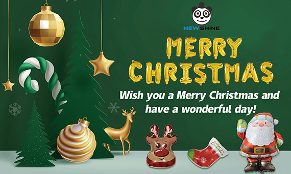 Palloncino Newshine: Auguri di Natale