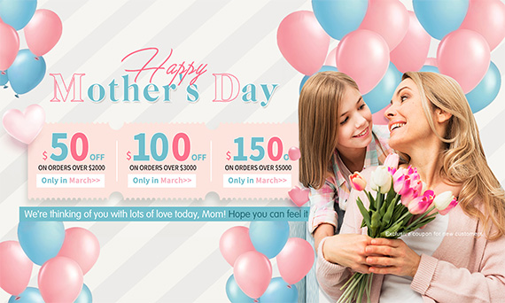 Periodo di shopping per la festa della mamma