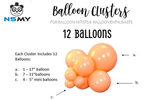 Come far sembrare meglio i cluster di palloncini?