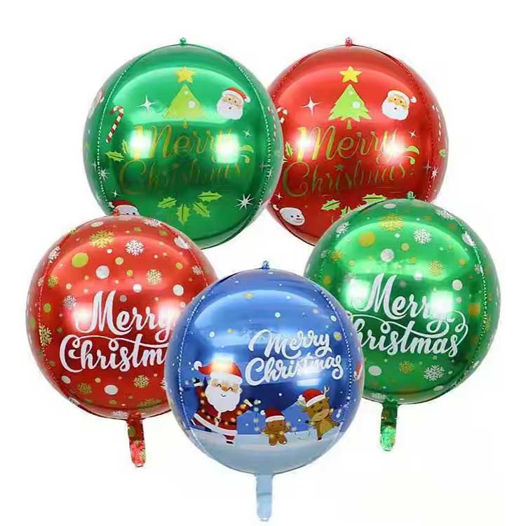 Palloncini foil 4D di Buon Natale