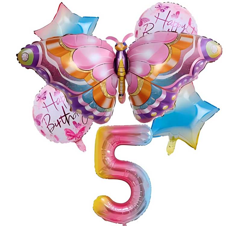 Palloncino foil a forma di farfalla