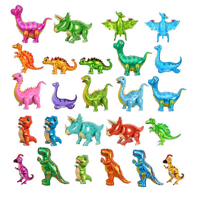 Palloncino in foil di dinosauro
