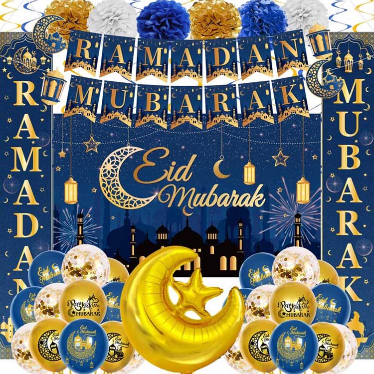 Palloncino foil Eid Mubarak