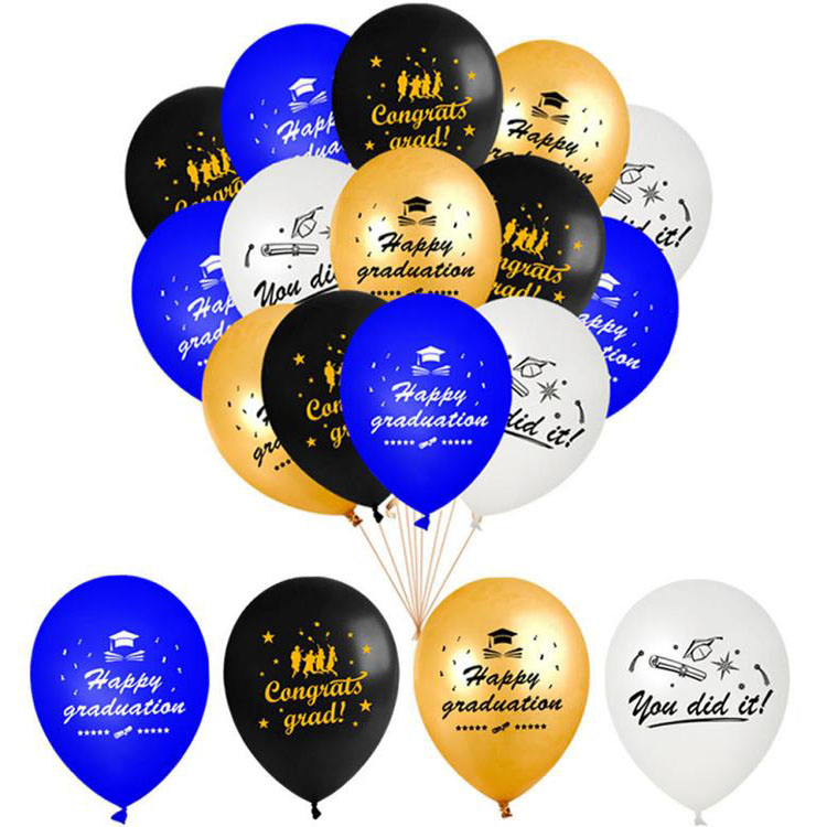 Palloncino a tema festa scolastica della stagione di laurea