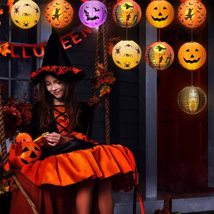 Lanterna di carta di Halloween