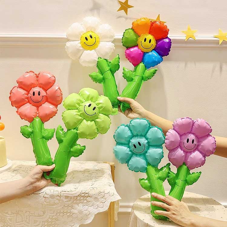 Palloncino foil girasole portatile