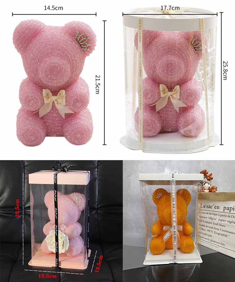 Diamond Rose Bear Packaging Diamond Rose Bear Packaging