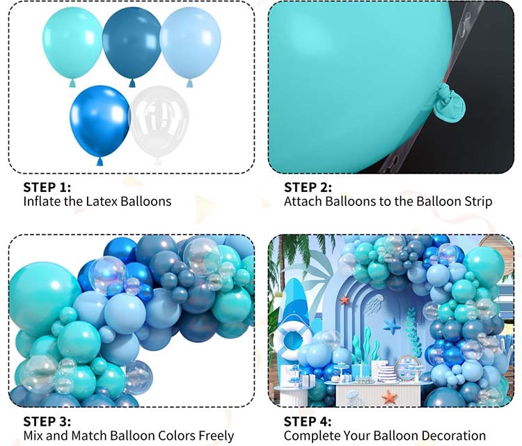 how to inflate ocean balloon set