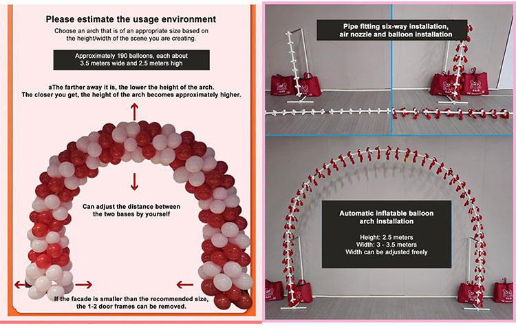 Easy Set Up Automatic Balloon Arch Premium China
