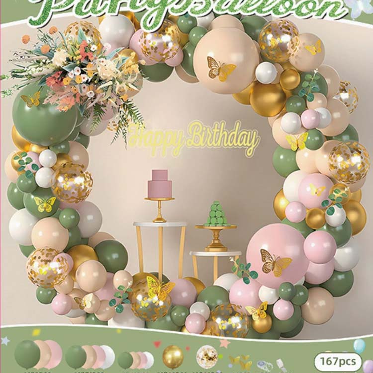 Catena di palloncini in lattice