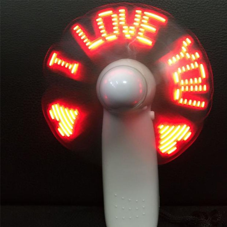 Ventola elettrica emessa a luce fai -da -te a LED