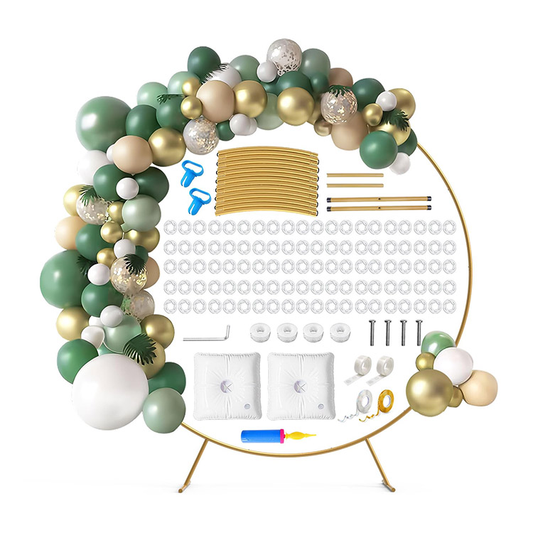 Kit arco per palloncini tondo in metallo