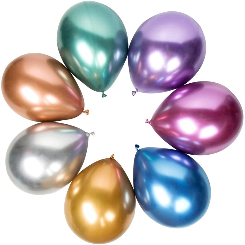 Palloncini metallizzati oro e argento