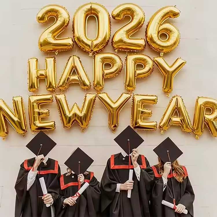 Set di palloncini foil di Capodanno