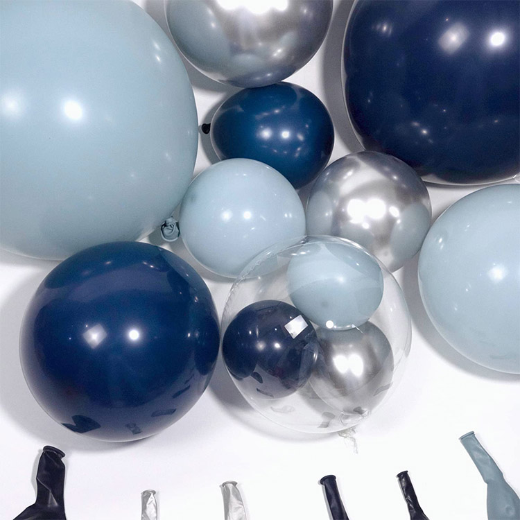 Neviti Palloncini It's A Boy - Confezione Da 8, Blu Con Scritta Oro, Per Baby Shower