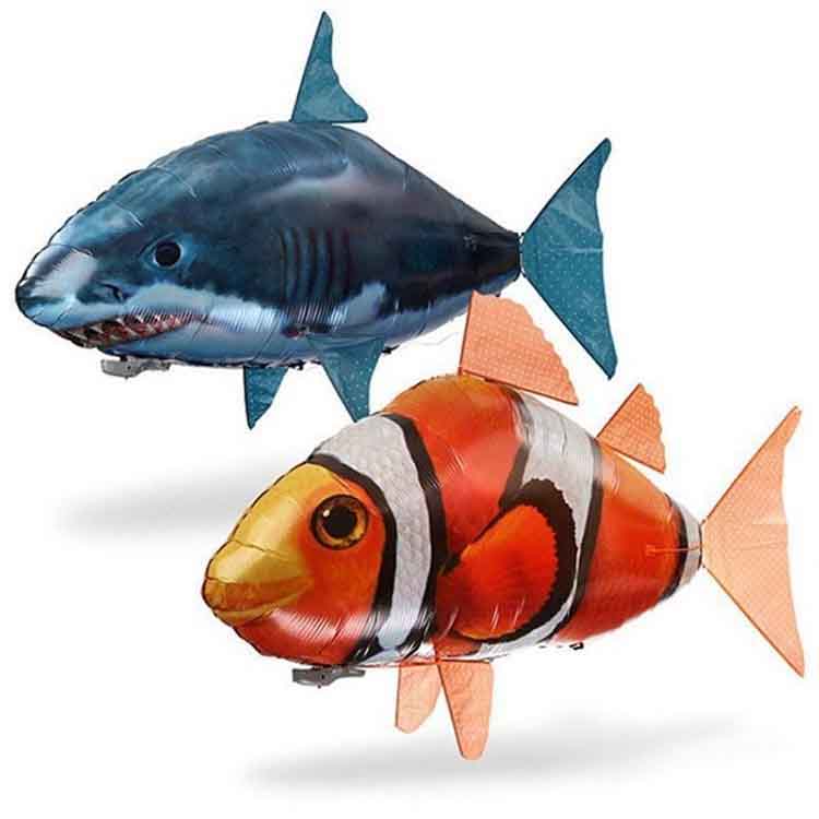 Pesce volante per aria remoto