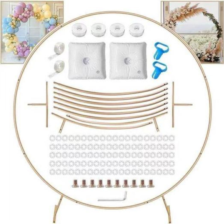 Arco per palloncini con staffa rotonda in metallo