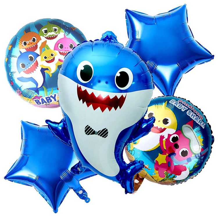 Palloncino foil squalo