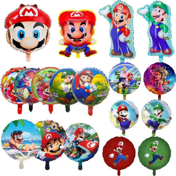 Palloncino foil a tema Super Mario