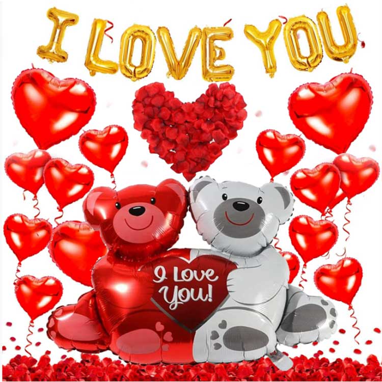 Palloncini foil per San Valentino